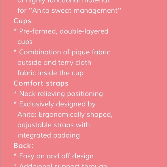 Anita Dynamix Star 36E Sports Bra - Picture 11 of 11